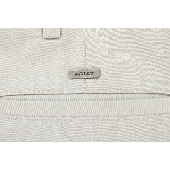 Ariat M2 Performance Pants Mens 40x31 Beige Relaxed Khaki Boot Cut Pants Cowboy - Picture 7 of 11